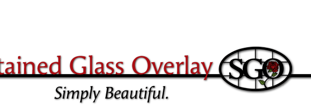 Stained Glass Overlay... Simply Beautiful